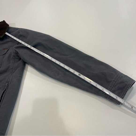 WOOLRICH Chore Coat Canvas with Corduroy Collar and Sherpa Lining | Mens m - Picture 11 of 13